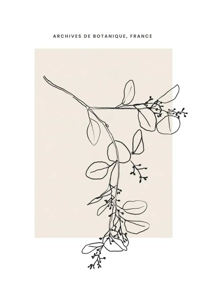 Abstract Botanics No 26 plexiglass da treechild