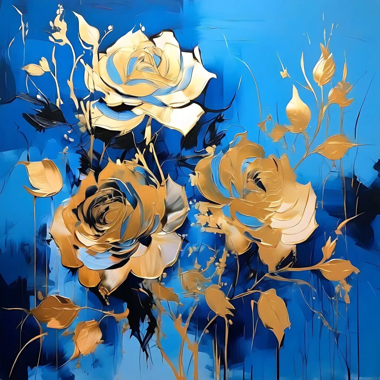 rose_oro_blu_2 pellicola backlit da Farb- und Blütenzauber by LK
