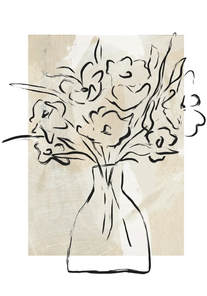 Abstract Botanics No 28 alluminio dibond da treechild