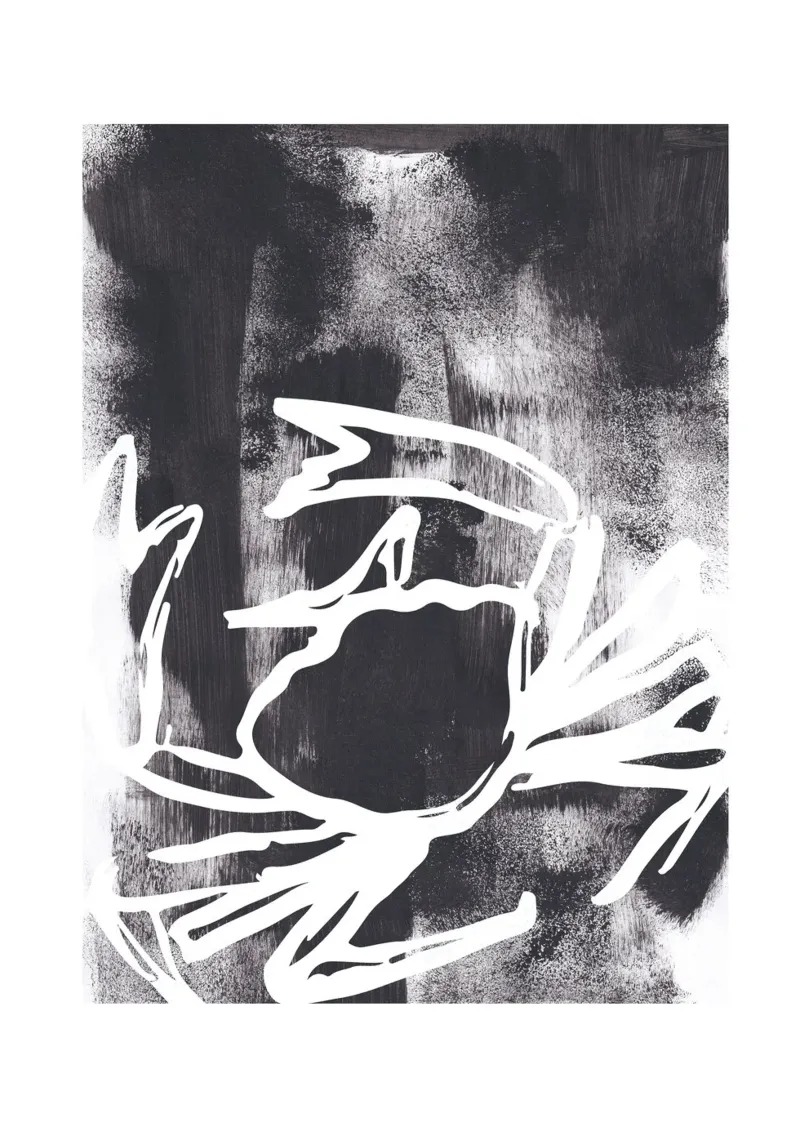 Abstract Line (Crab) No 01 plexiglass da treechild