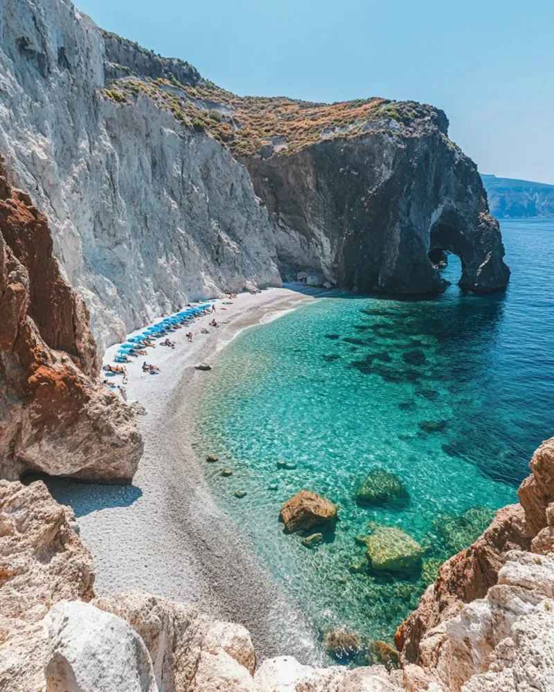 Vibrazioni di Santorini pannello forex da PhotoVibe Decor