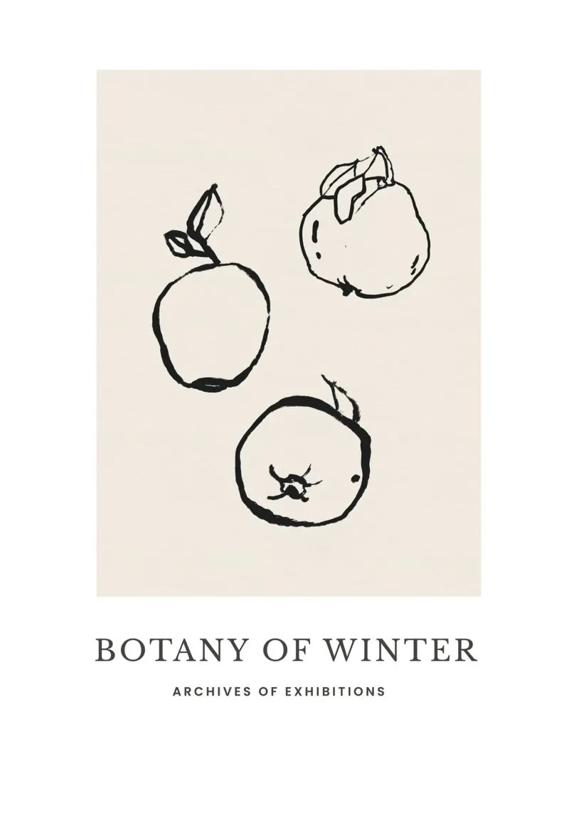Botany Of Winter No 02 carta hahnemühle da treechild