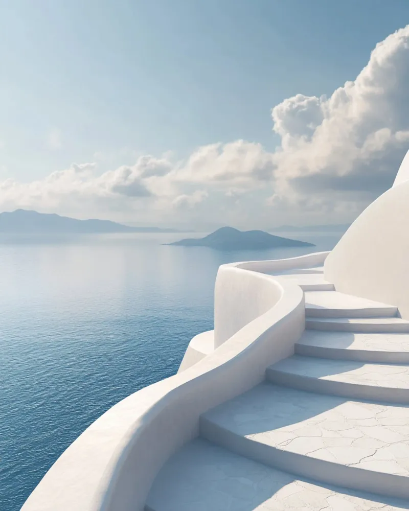 Santorini vibes hahnemühle by PhotoVibe Decor