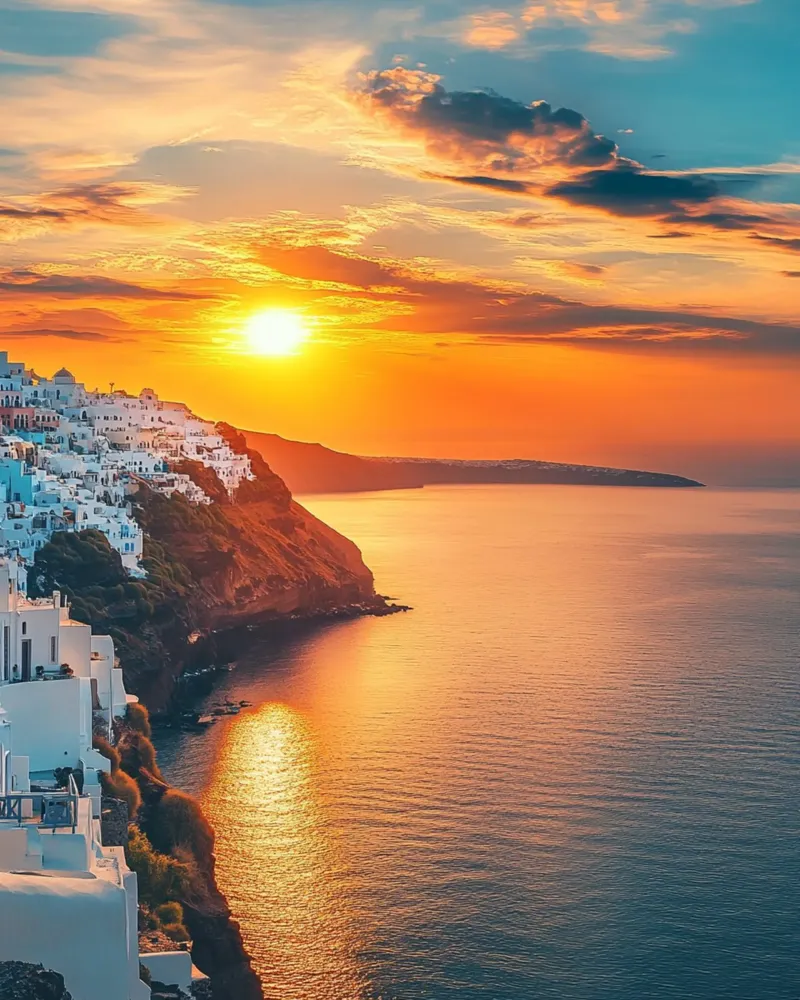 Santorini-Vibes Hahnemühle von PhotoVibe Decor