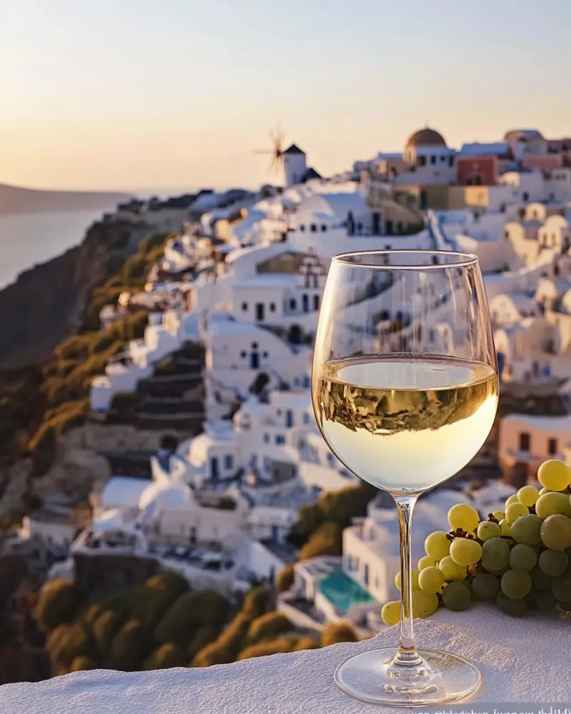 Santorini-Vibes Hahnemühle von PhotoVibe Decor