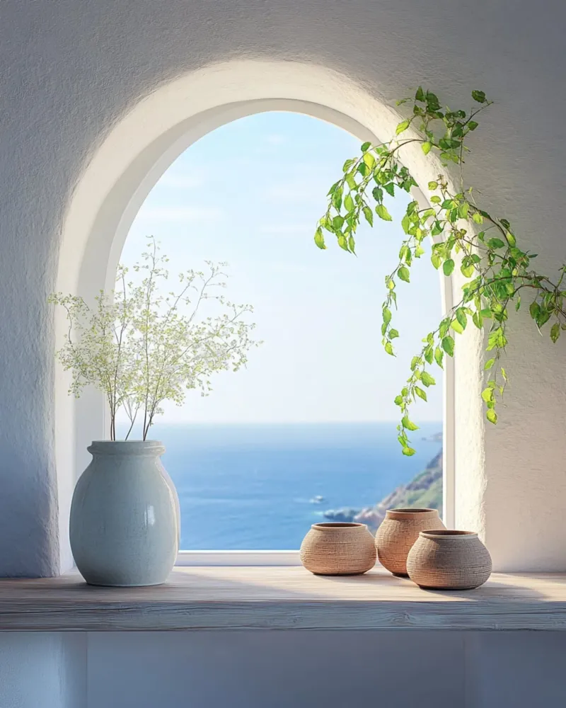 Santorini-Vibes Hahnemühle von PhotoVibe Decor