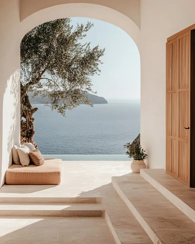 Santorini-Vibes Hahnemühle von PhotoVibe Decor