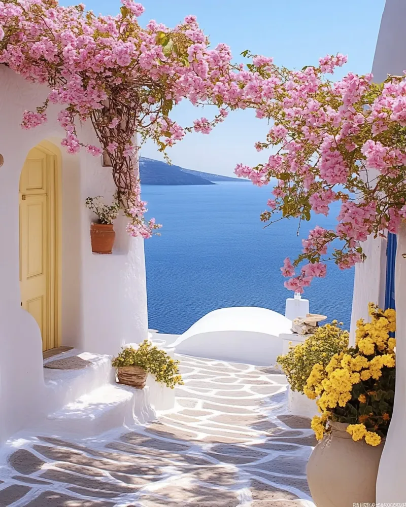 Vibrazioni di Santorini plexiglass da PhotoVibe Decor