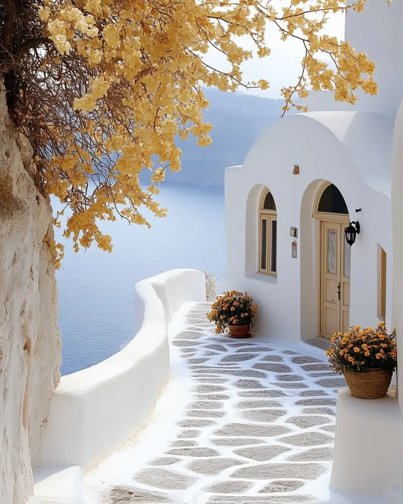 Vibrazioni di Santorini plexiglass da PhotoVibe Decor
