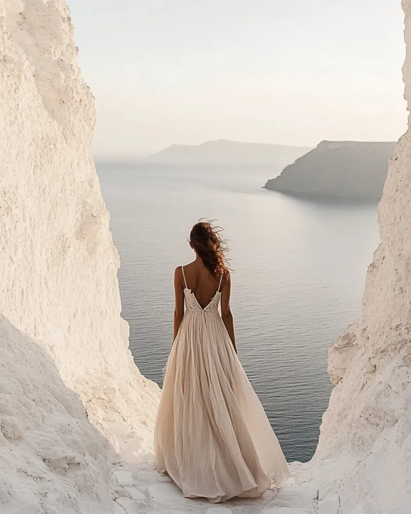 Vibrazioni di Santorini poster da PhotoVibe Decor