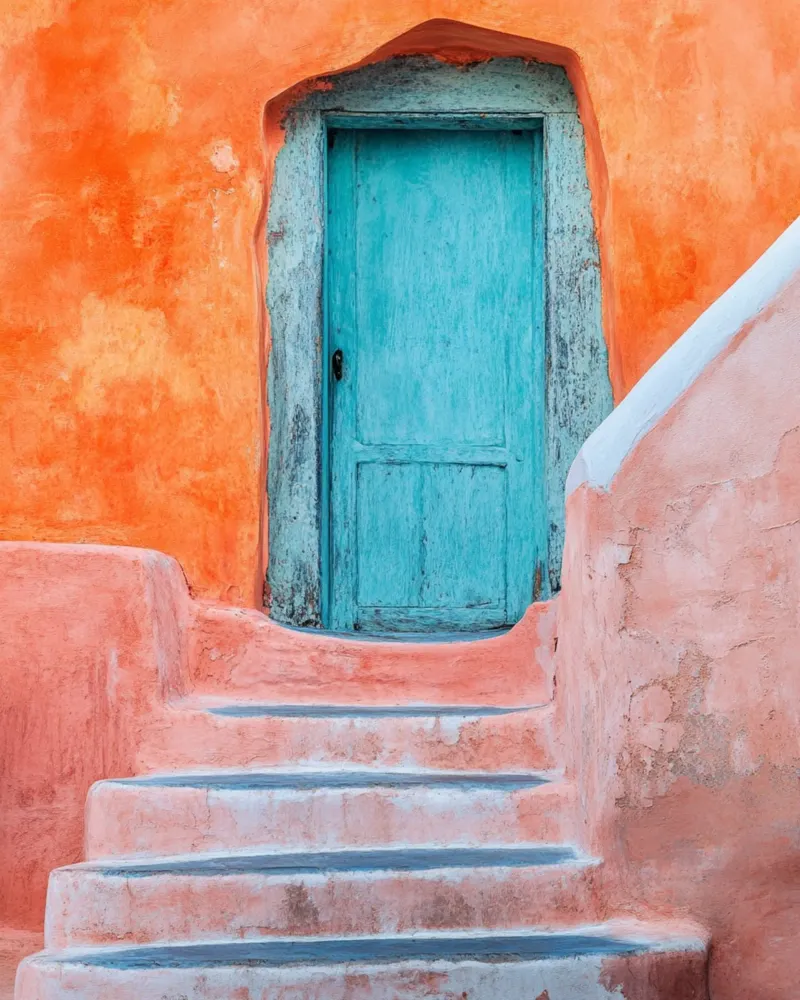 Santorini-Vibes Hahnemühle von PhotoVibe Decor