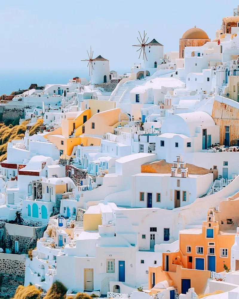 Santorini-Vibes Hahnemühle von PhotoVibe Decor