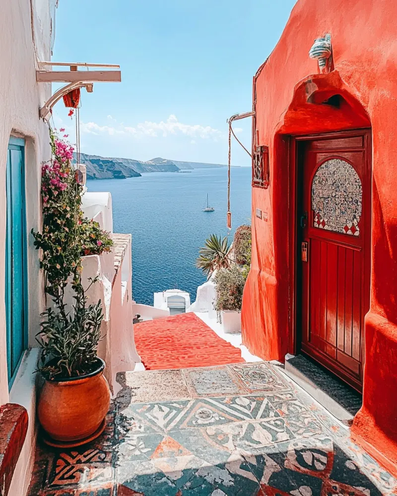 Vibrazioni di Santorini plexiglass da PhotoVibe Decor