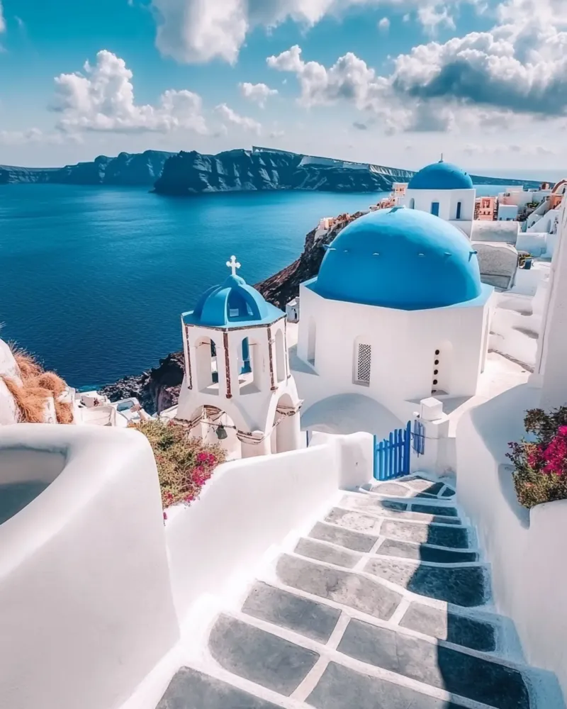 Vibrazioni di Santorini plexiglass da PhotoVibe Decor