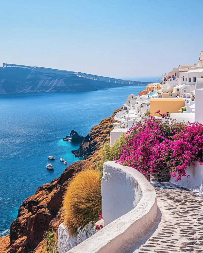 Vibrazioni di Santorini carta hahnemühle da PhotoVibe Decor