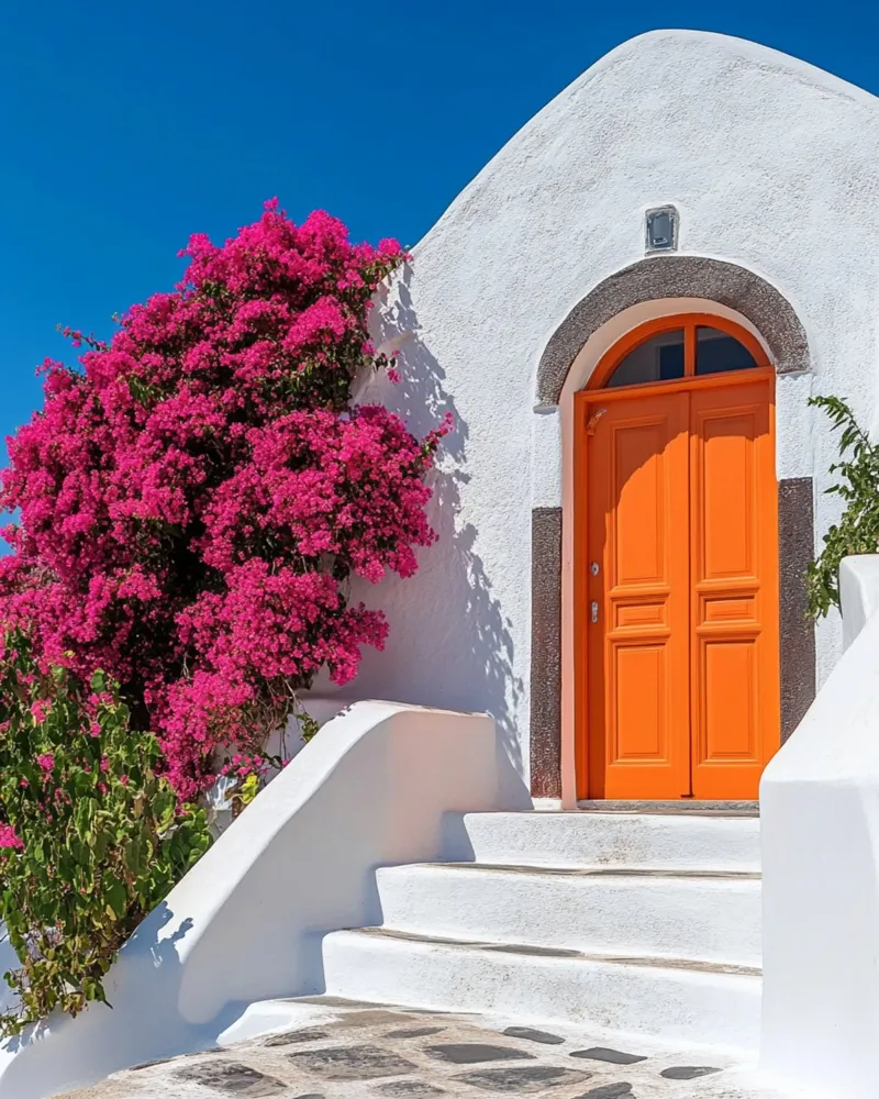 Vibrazioni di Santorini carta hahnemühle da PhotoVibe Decor