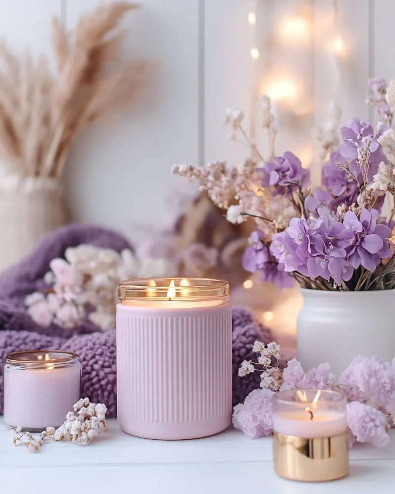 Reverie lilla alluminio dibond da PhotoVibe Decor