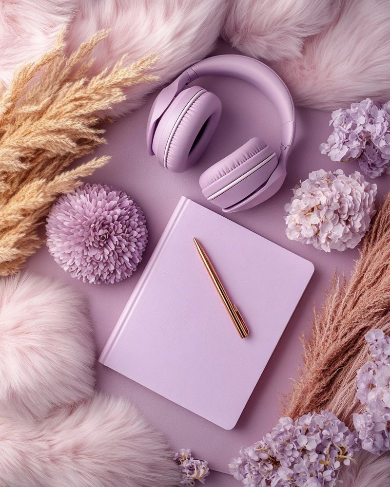 Lilac Reverie poster with plastic frame by PhotoVibe Decor