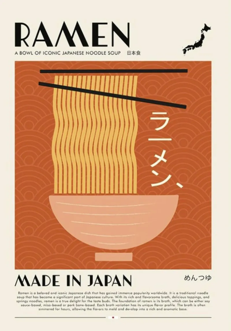Ramen Made in Japan backlit folie van cosmos studio