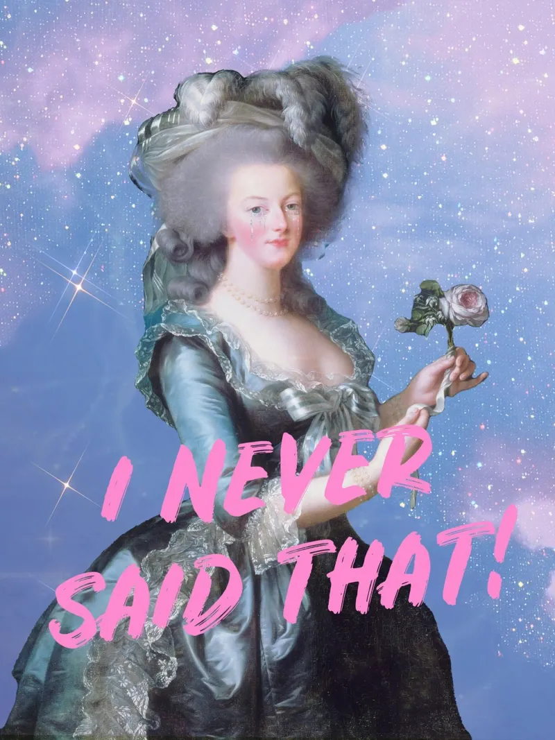Marie-Antoinette Tears tela da GraceDigitalArtCo