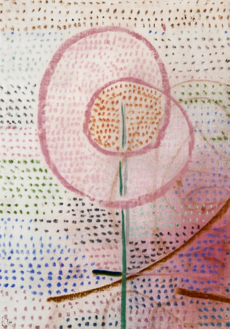 Paul Klee - La fioritura (1934) poster con telaio in plastica da Wirla
