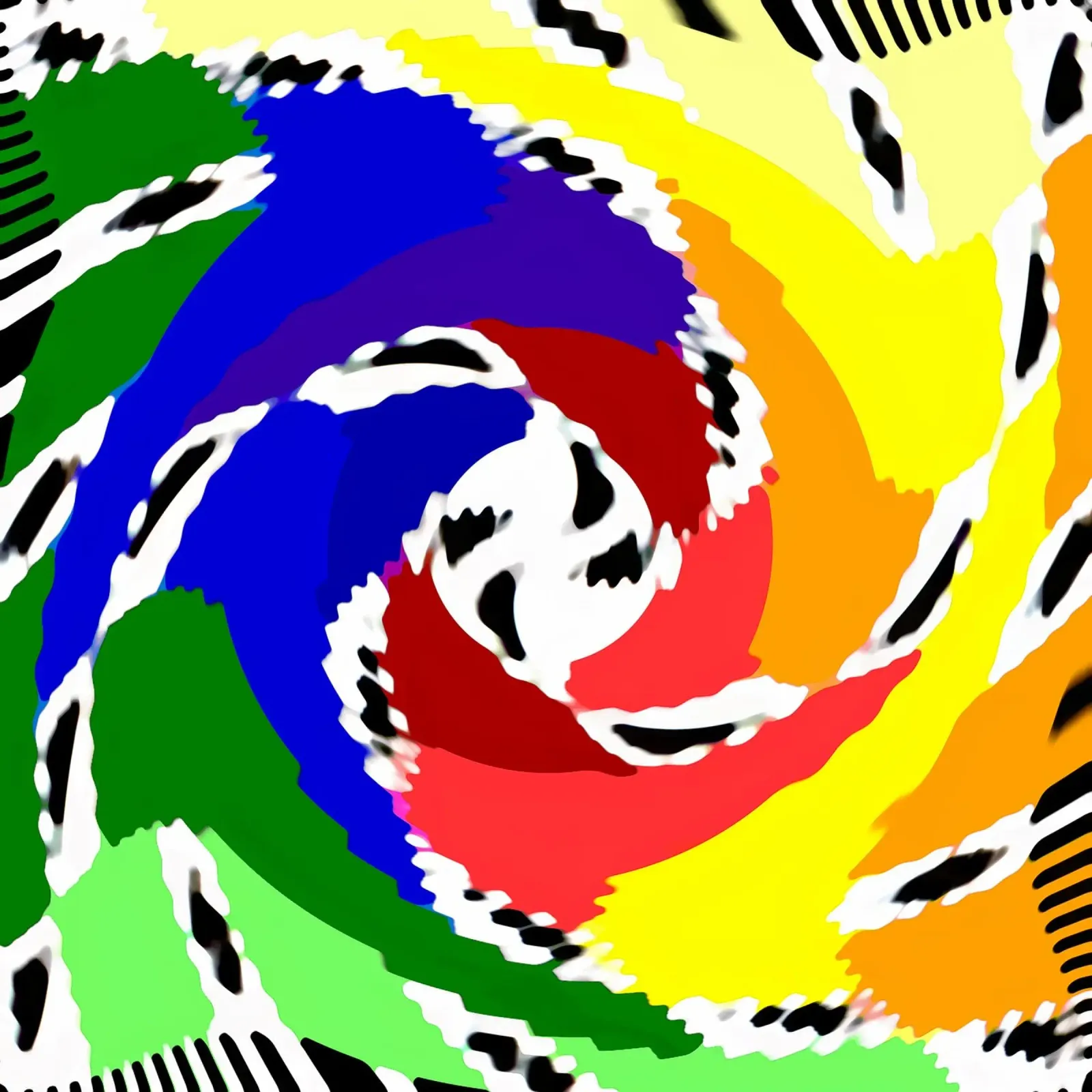 Superfici ondulate + deformate, illusione ottica di una spirale pellicola backlit da Gürsel Yesil Digital Art