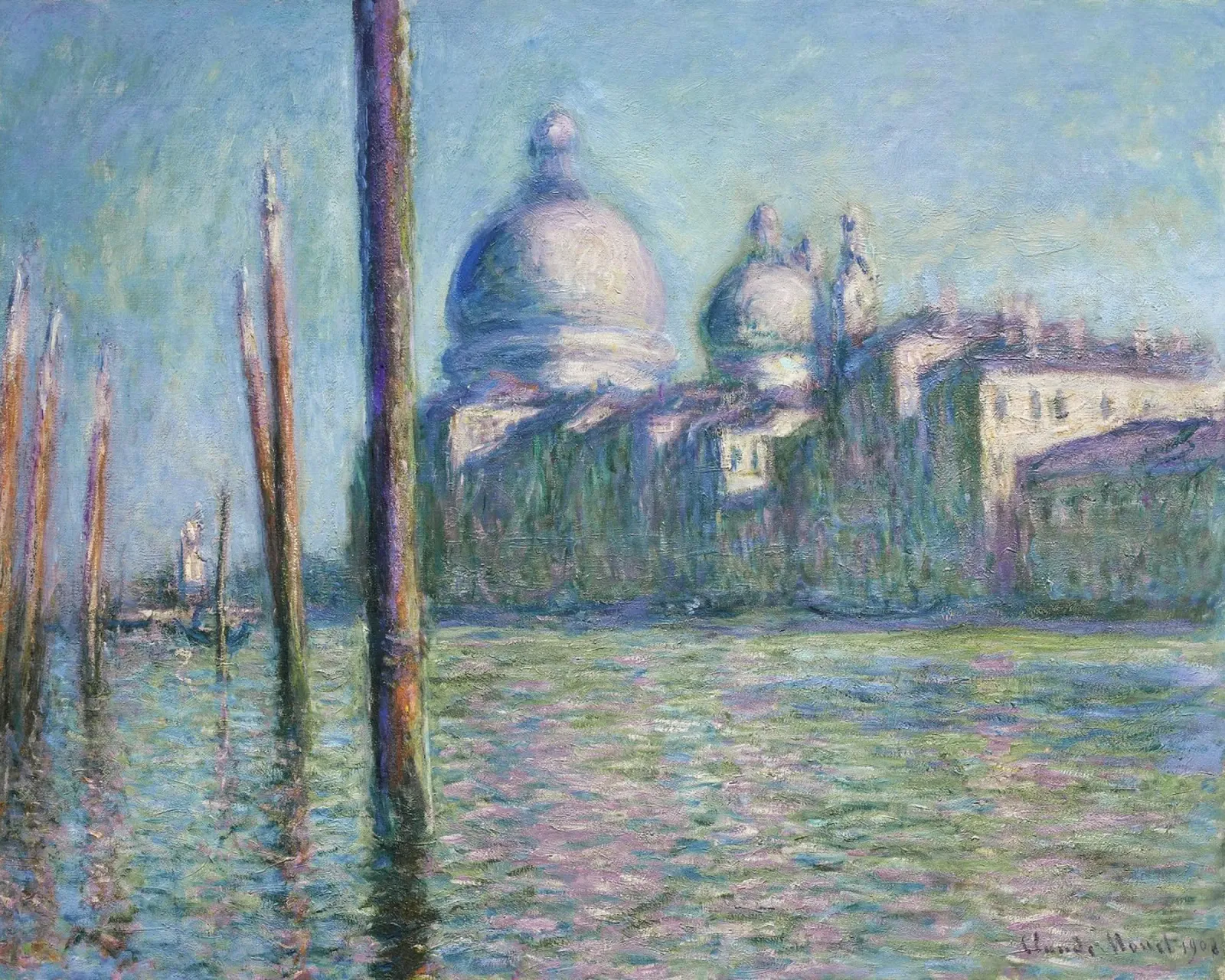 Claude Monet - Le Grand Canal (1908) pellicola backlit da Wirla