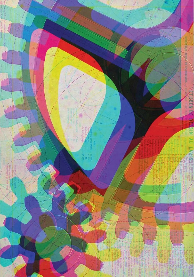 Cog & Color | Press Play Art Print Remix hahnemühle de Press Play Art Prints