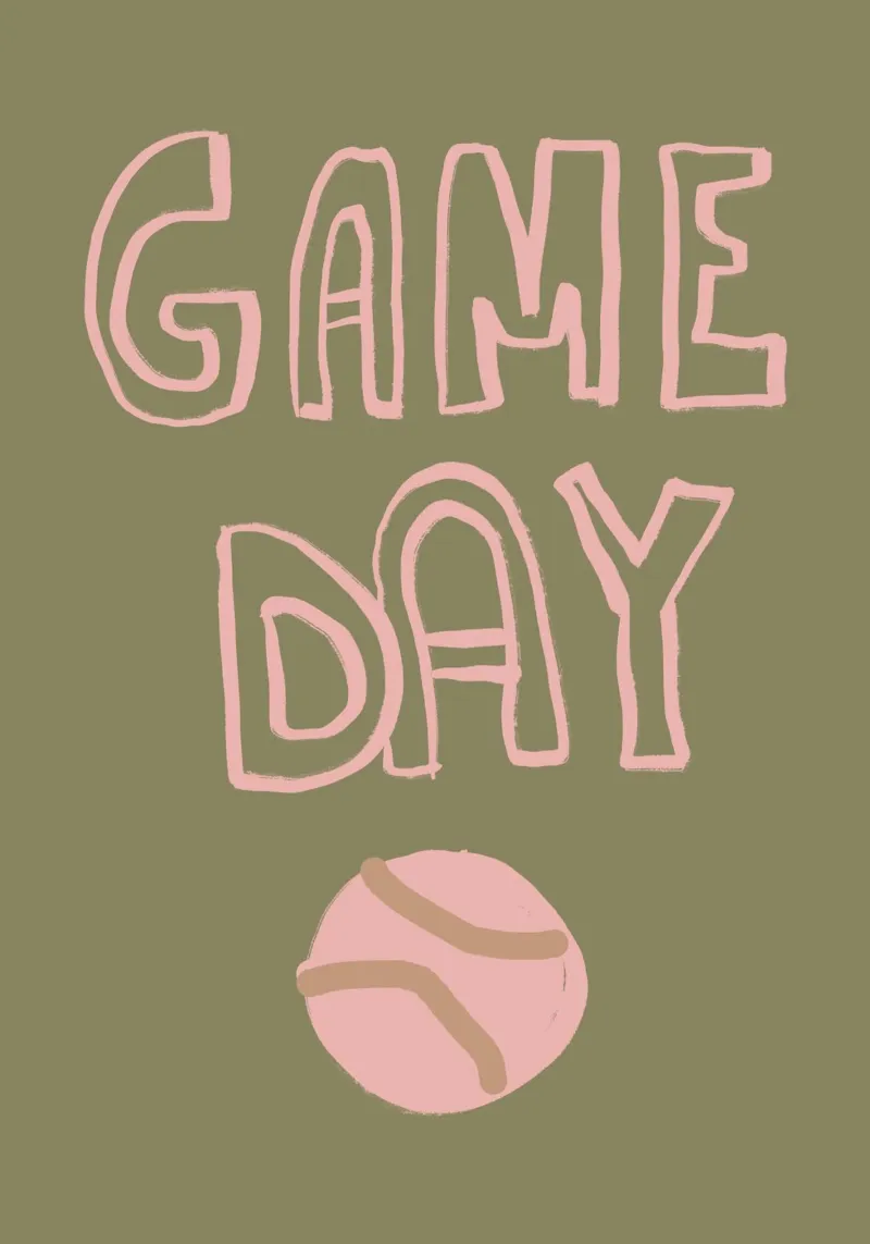 Game Day poster da treechild