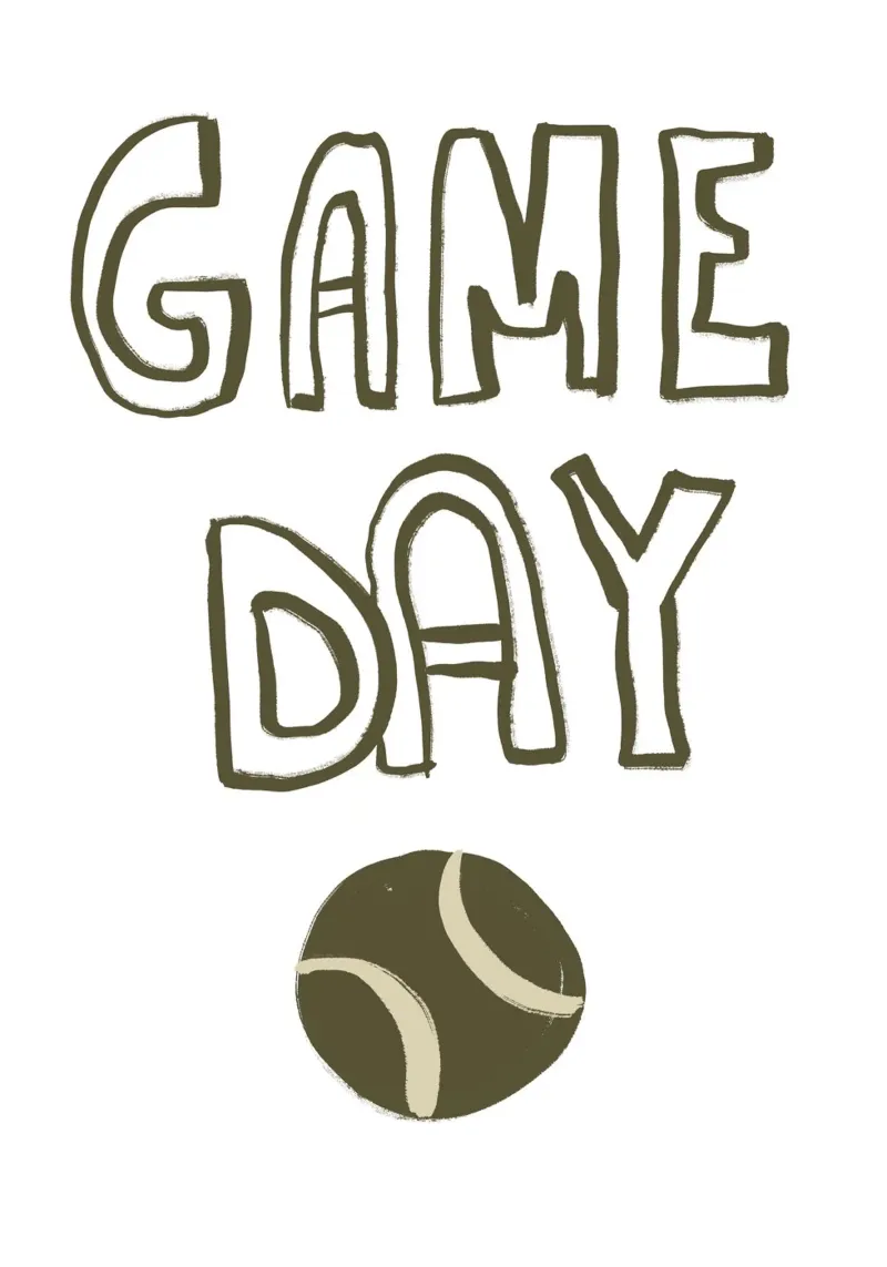 Game Day No 02 plexiglass da treechild
