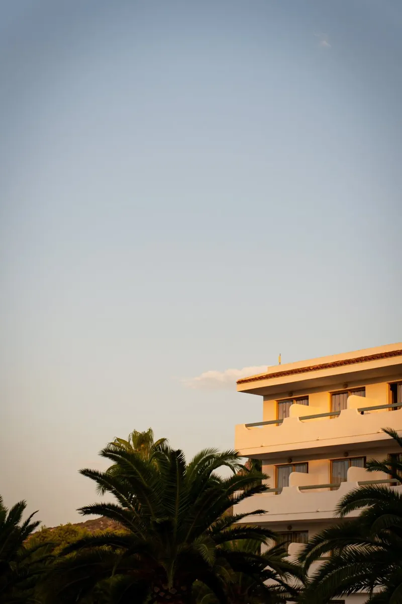 Balcony Glow at Sunset alluminio dibond da lieblu