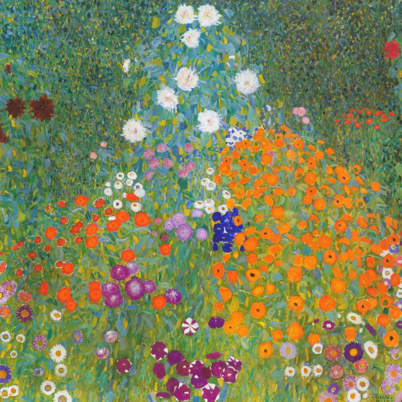 Giardino di casa di Gustav Klimt (1907) poster da Gustav Klimt ART Prints