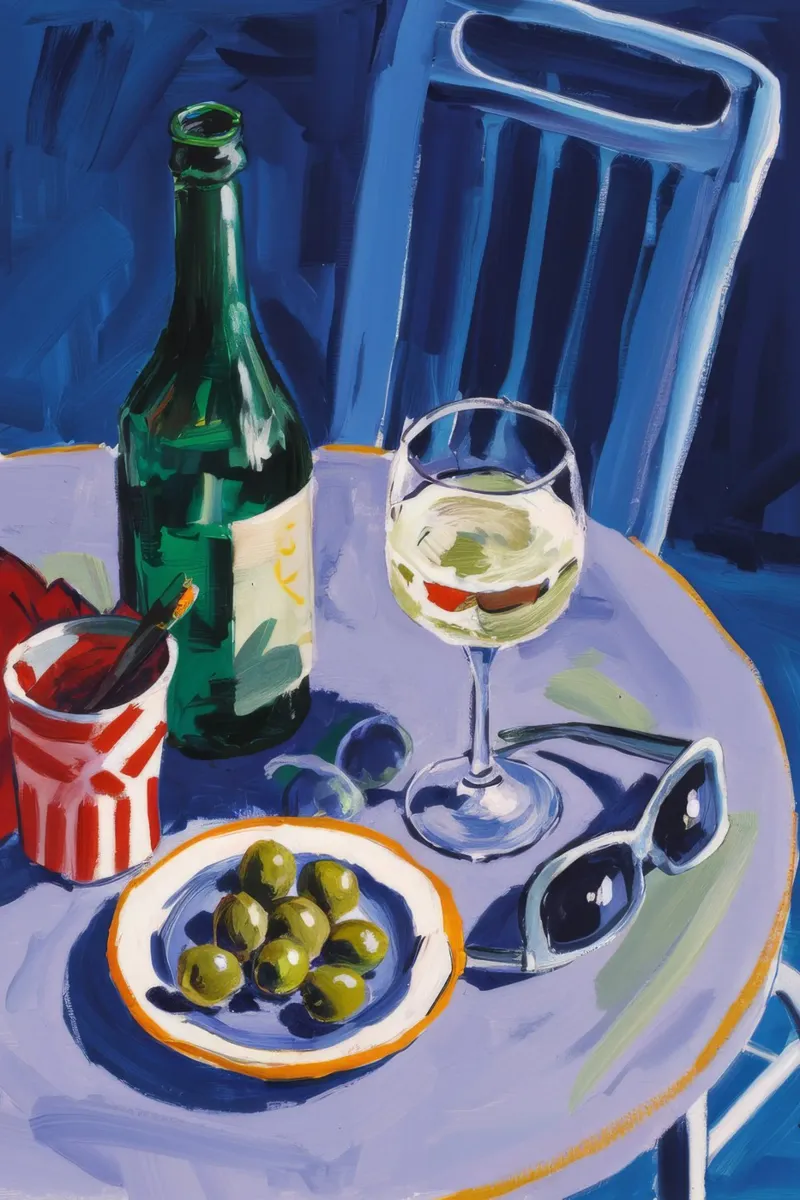 Tarde de aceitunas Vino placa de forex de Paez Harmony