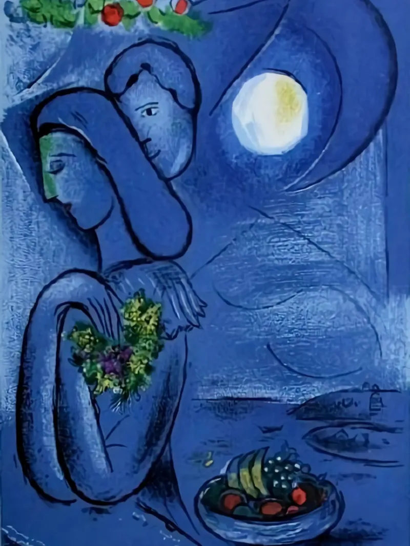 Marc Chagall Città di Nizza plexiglass da MC Exhebition