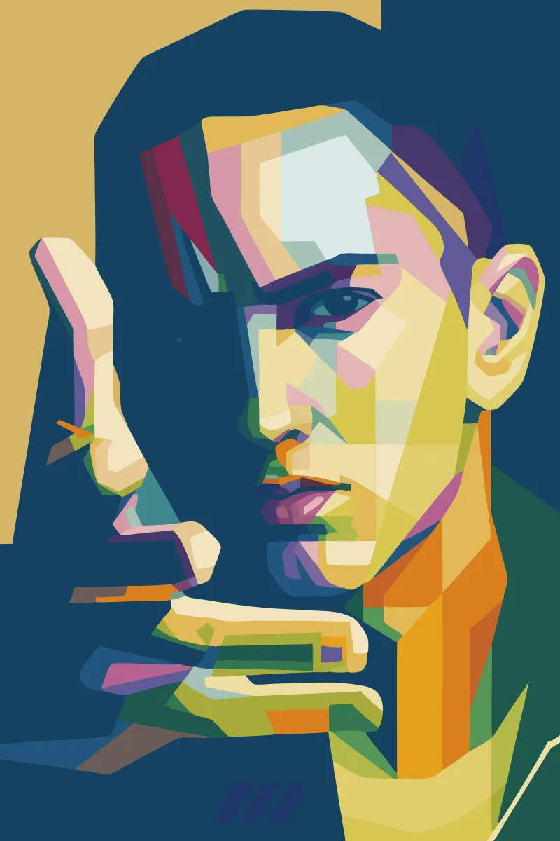 eminem retro pop art wpap pellicola backlit da aiswa