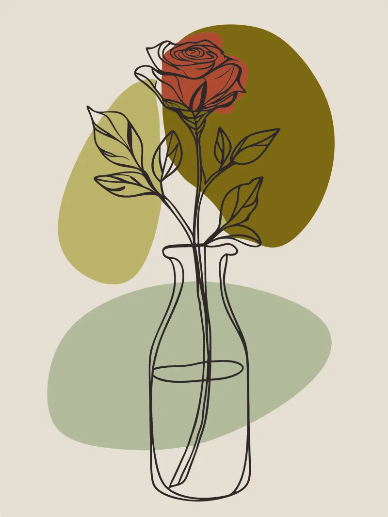 Rose minimaliste pellicola backlit da RELAXING TOUCH