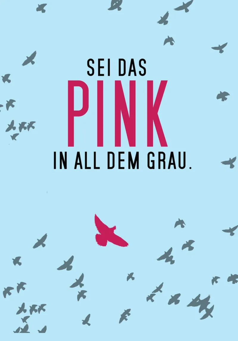 Sei das Pink in all dem Grau pellicola backlit da anna-liebt