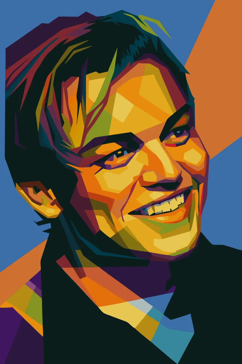 jack dawson retro pop art wpap pellicola backlit da aiswa