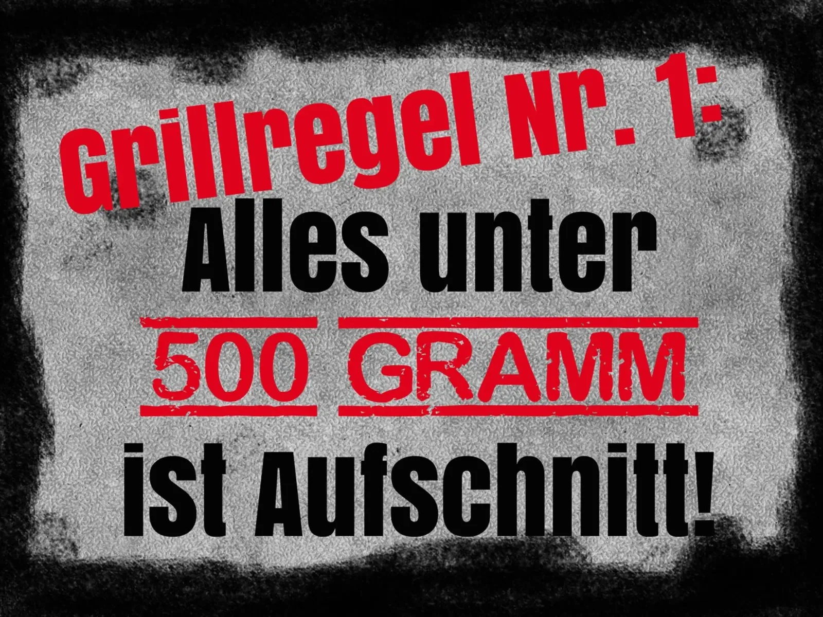 Grillregel Nr. 1 pellicola backlit da anna-liebt