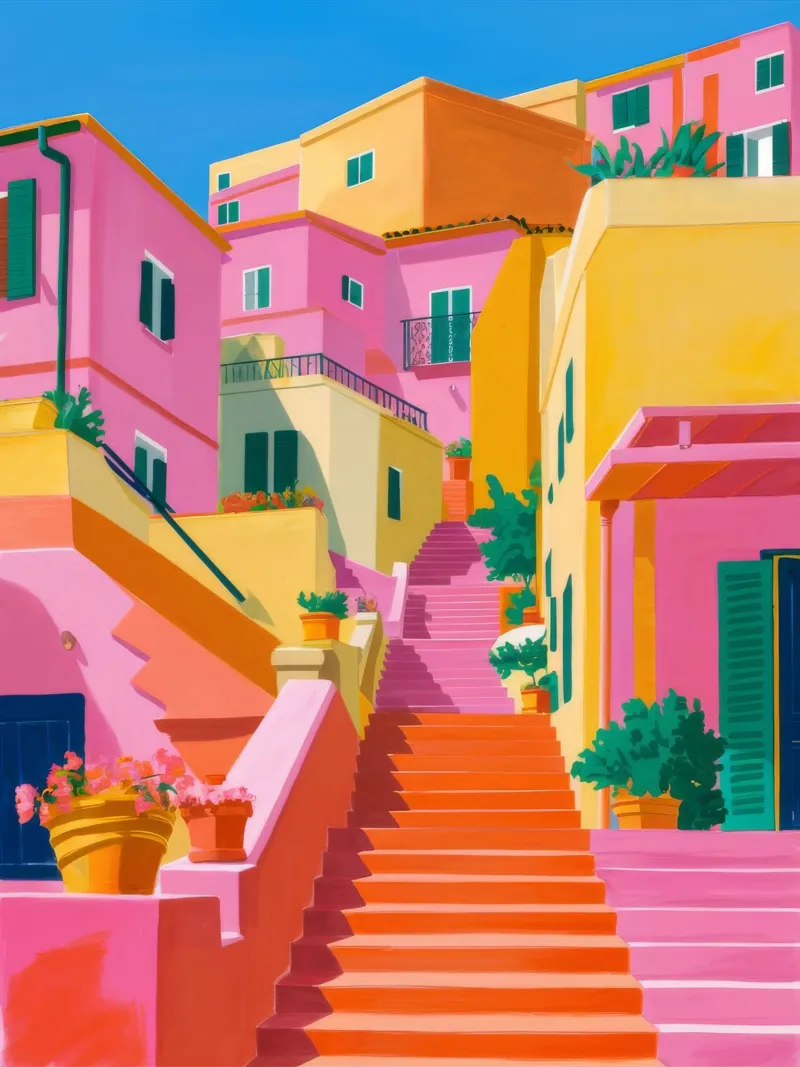 Scala dei colori poster da Paez Harmony