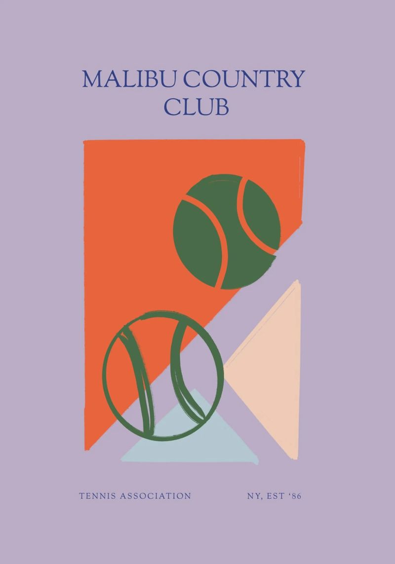 Malibu Country Club poster by treechild
