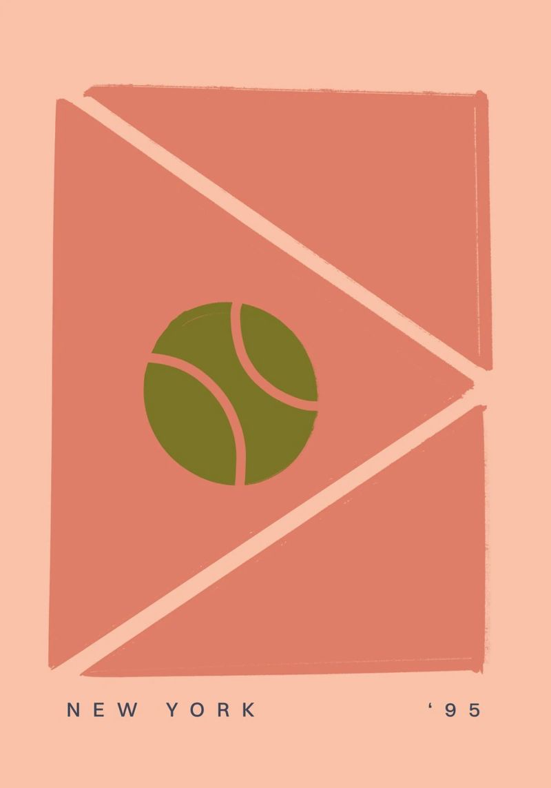 New York Tennis `95 No  02 poster by treechild