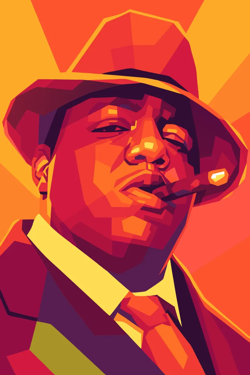 poppa big retro pop art wpap pellicola backlit da aiswa