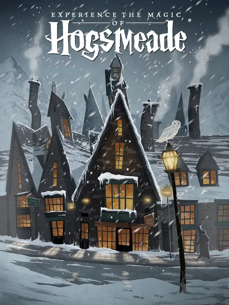 Provate la magia di HogsMeade carta hahnemühle da Alice Slatera