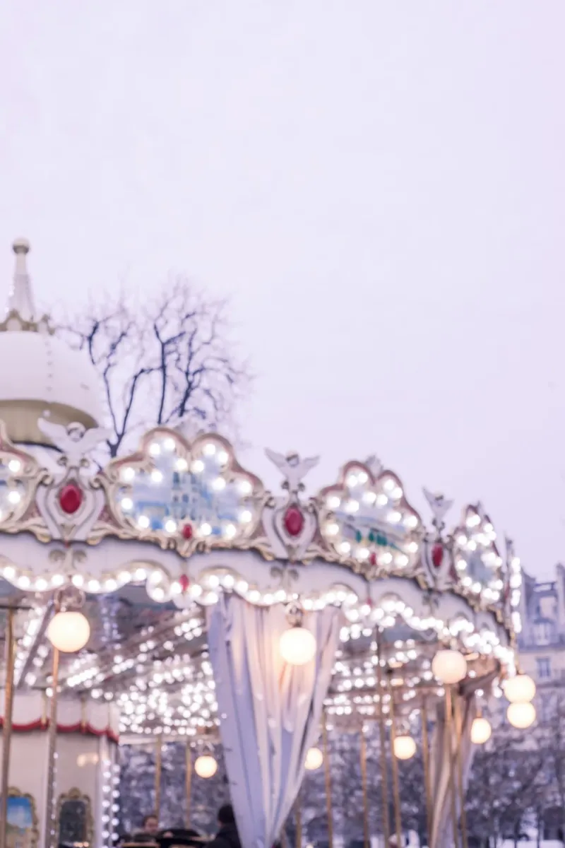 Dreamy Paris Carousel pellicola backlit da GraceDigitalArtCo