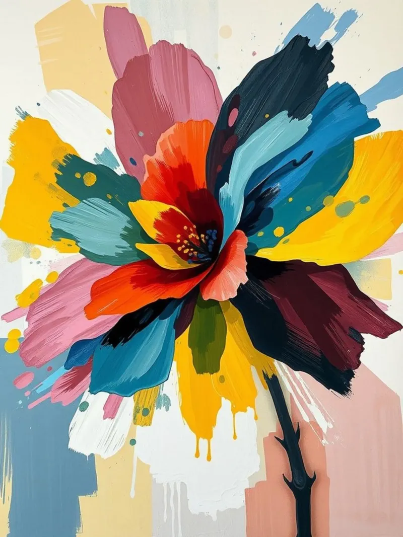 Explosive Blüte Acryl-Glas von Artistic-shop