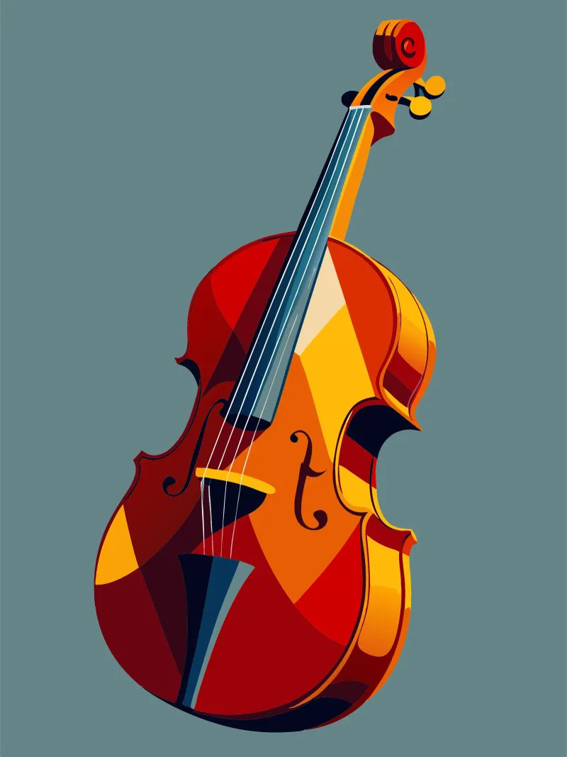 contra bass pittura arte moderna poster con telaio in plastica da jasmine