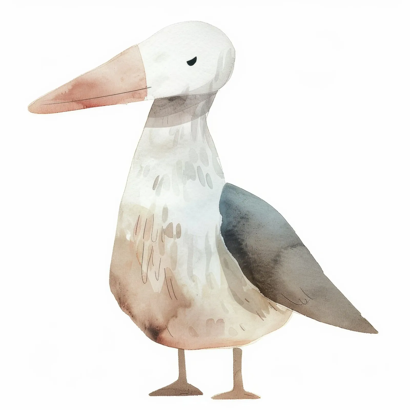 Illustrazione ad acquerello di un uccello arrabbiato carta hahnemühle da DesignDoodle