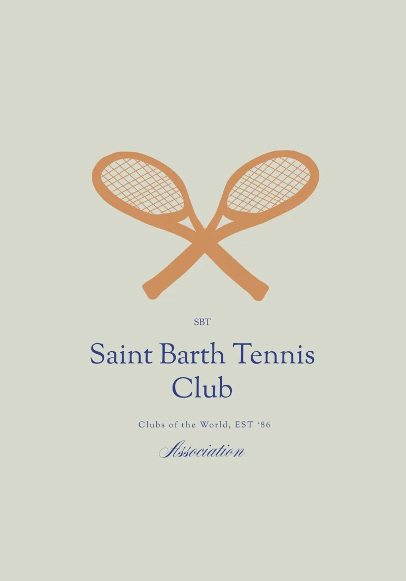 Saint Barth Club No 02 poster da treechild