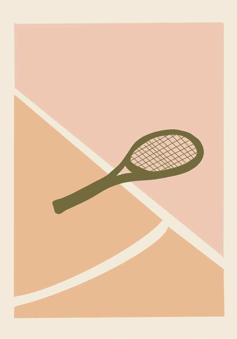 Tennis Club No 01 poster by treechild